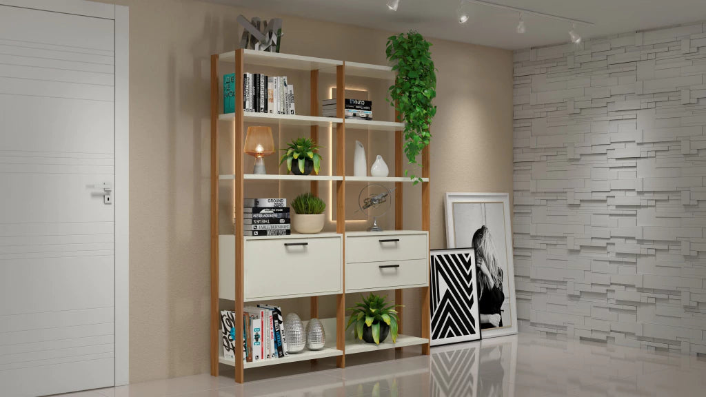 Estante para sala ou escritório cor 02 100% MDF
