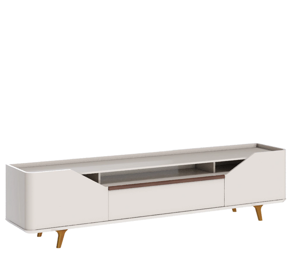Rack de 2,18 com duas portas e uma gaveta cor 02