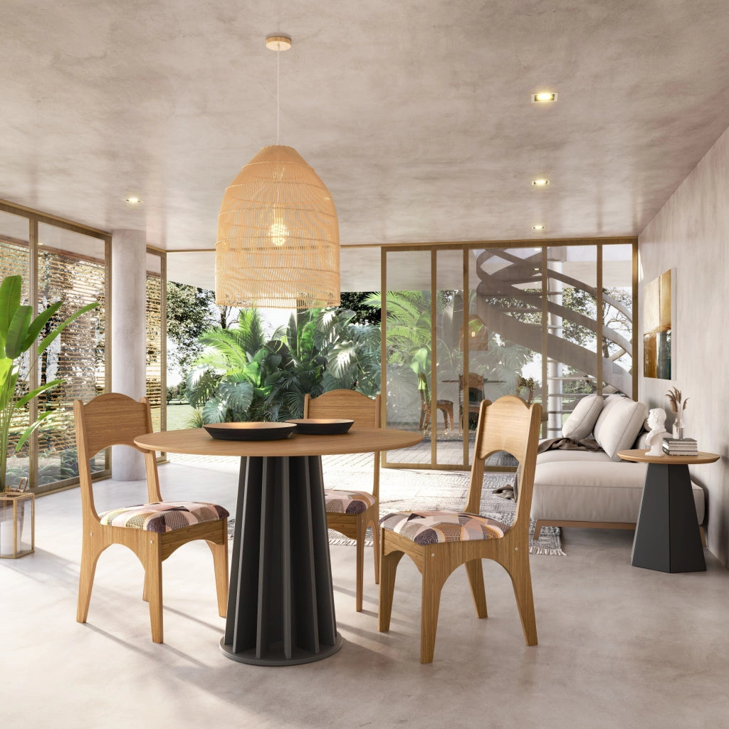 Mesa de Jantar Ripada 105cm 4 Lugares